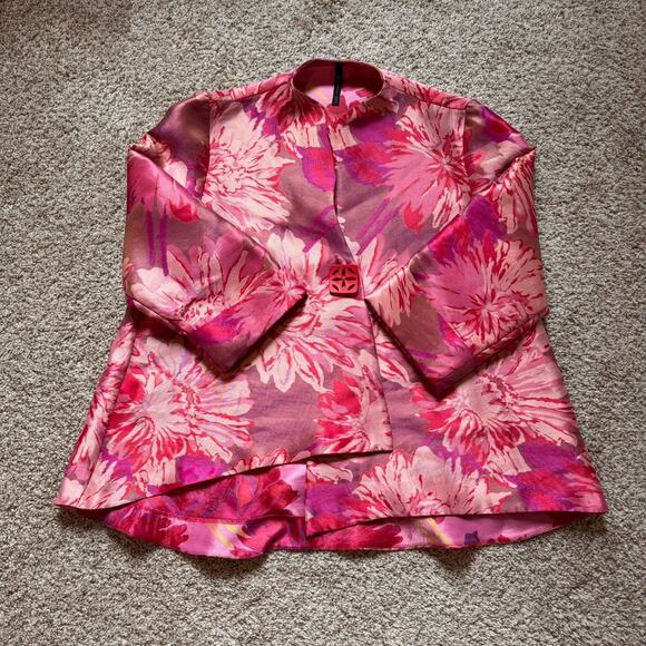 IC by Connie Abstract Floral Vintage Boho Jacket XL - Picture 2 of 16